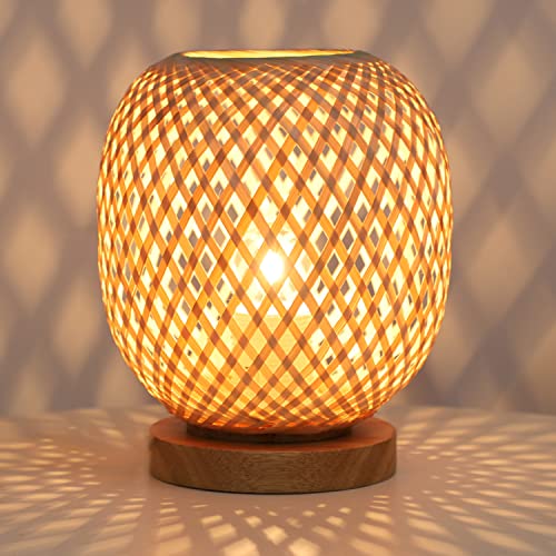 Handmade Dimmable Rattan Table Lamp