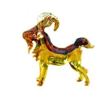 Handmade Goat Art Glass Blown Pet/Wild Animal Figurine