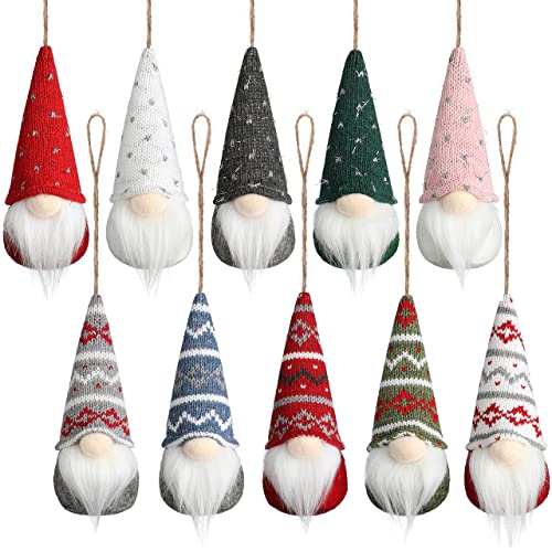 Handmade Hanging Gnomes Ornaments Set