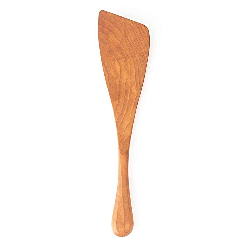 Handmade Left Handed Wooden Fish Spatula - Perfect for Lefties