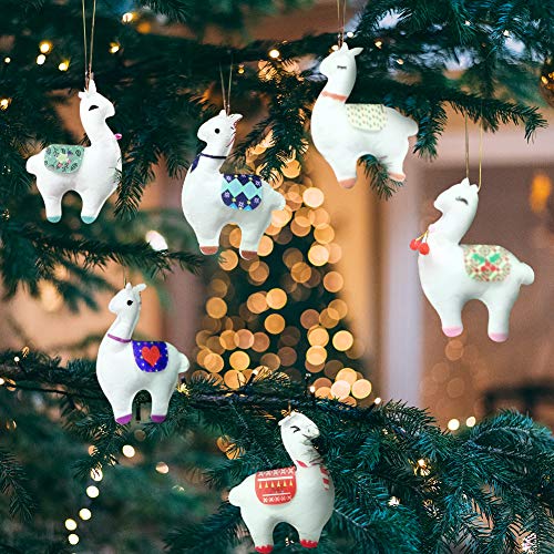 Handmade Llama Christmas Ornaments