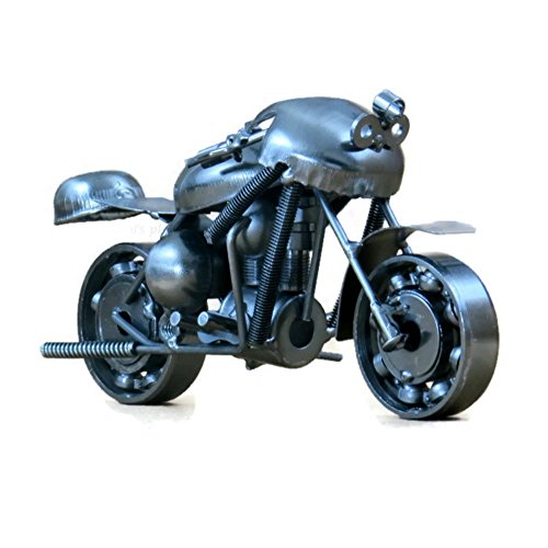 Handmade Metal Motorcycle Sculpture