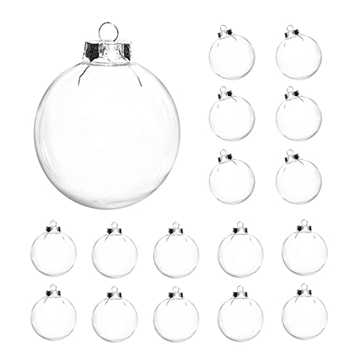 Hanging Clear Plastic Fillable Ornaments Balls