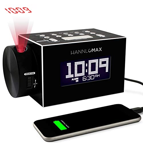 HANNLOMAX HX-108CR FM Radio with Projection and Bluetooth