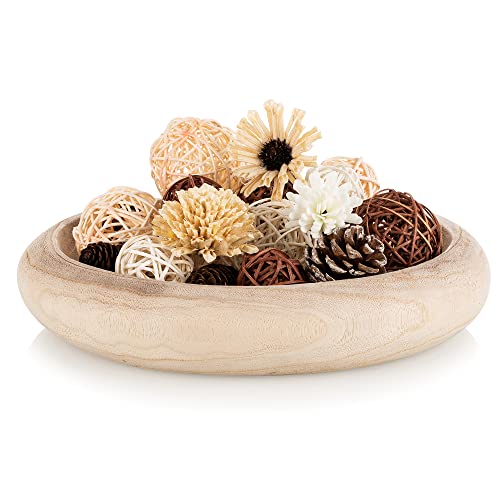 Hanobe Large Decorative Wooden Bowl