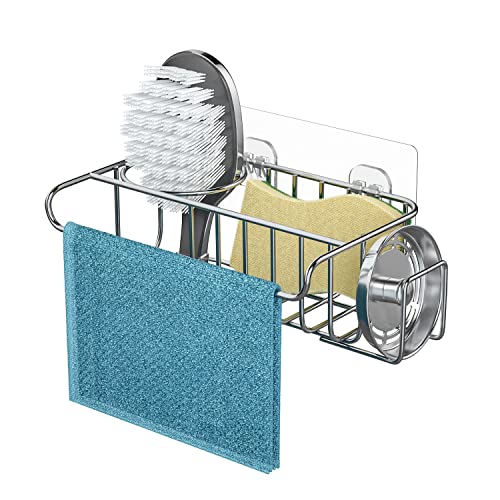 HapiRm Adhesive Sink Caddy Sponge Holder