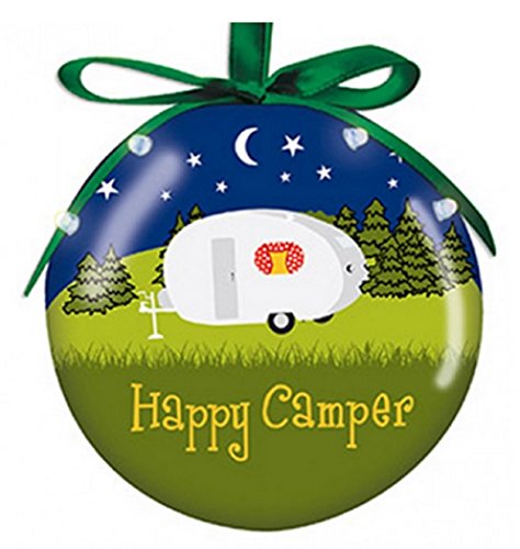 Happy Camper Light Up Holiday Ornament