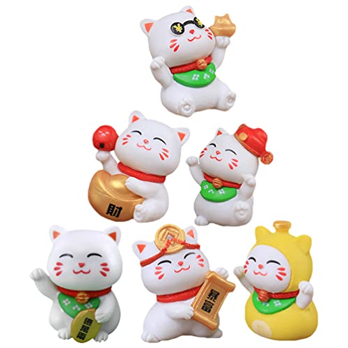 Happyyami Lucky Cat Figurines