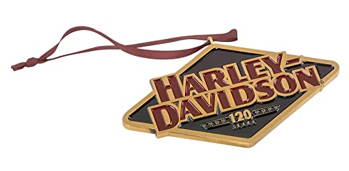 Harley-Davidson 120th Anniversary Metal Christmas Tree Ornament, Limited Edition