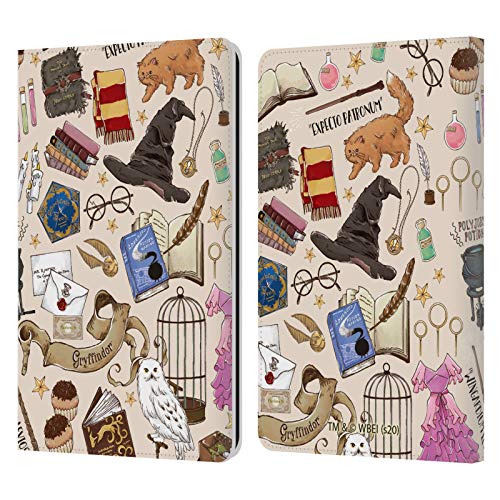 Harry Potter Hogwarts Leather Book Wallet Case for Kindle Paperwhite 1/2/3