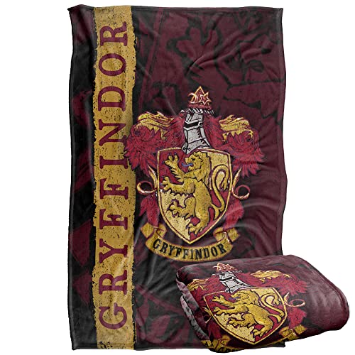 Harry Potter House Crest Gryffindor Throw Blanket
