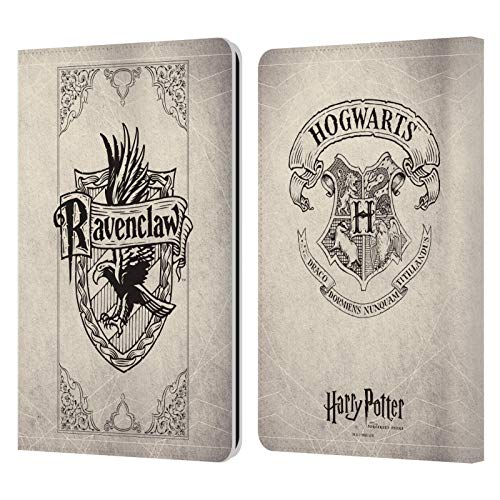 Harry Potter Ravenclaw Parchment Leather Book Wallet Case Cover