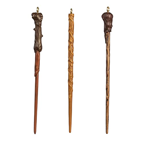 Harry Potter Wizarding Wands Christmas Ornament Set