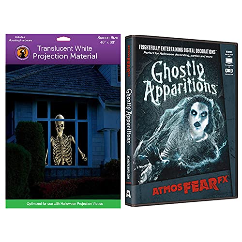 Haunted House Kit with Ghostly Apparitions DVD and Projection Screen