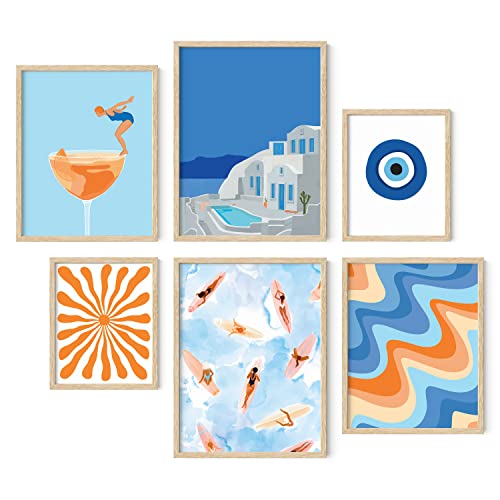 HAUS AND HUES Seascape Posters Gallery Wall Art Set