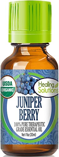 Healing Solutions Organic 30ml Oils - Juniper Essential Oil - 1 Fluid Ounce