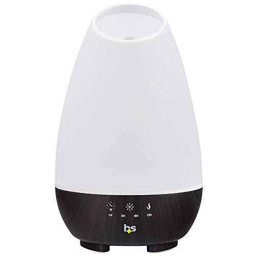 HealthSmart Essential Oil Diffuser: Cool Mist Humidifier and Aromatherapy Diffuser