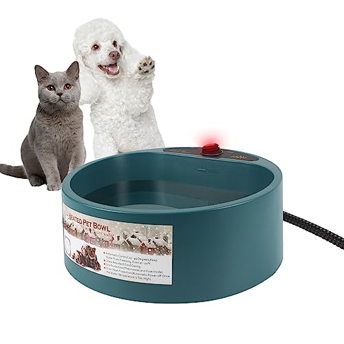Heated Dog Bowl for Outdoor Use