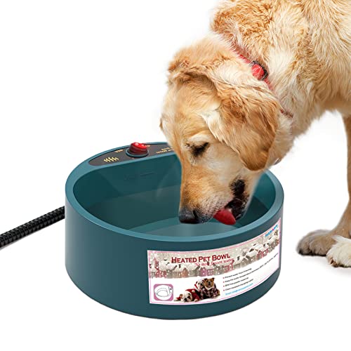 Heated Pet Bowl for Winter Outdoor Water