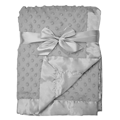 Heavenly Soft Chenille Minky Dot Receiving Blanket - Ultimate Comfort for Babies and Adults