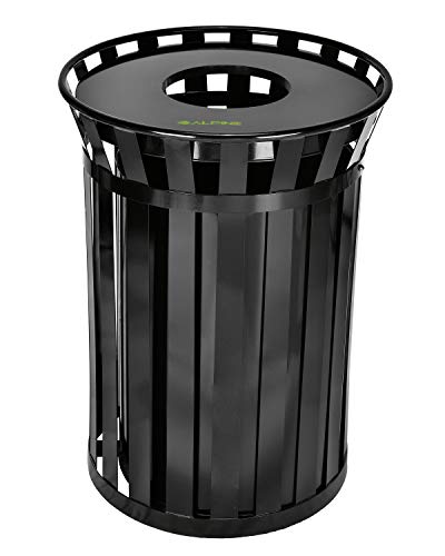Heavy Duty Outdoor Trash Can - Commercial Garbage Receptacle