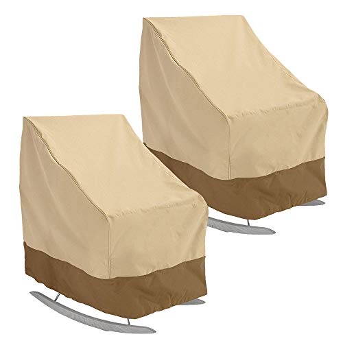 Heavy-Duty Waterproof Rocking Chair Cover - Protect Your Chair in Style