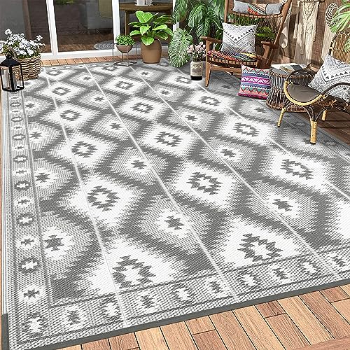 HEBE Outdoor Rugs for Patios Clearance Mat