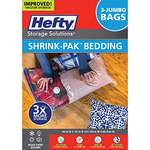 Hefty Shrink-Pak - 3 Jumbo Vacuum Storage Bags