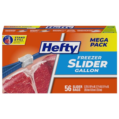 Hefty Slider Freezer Storage Bags