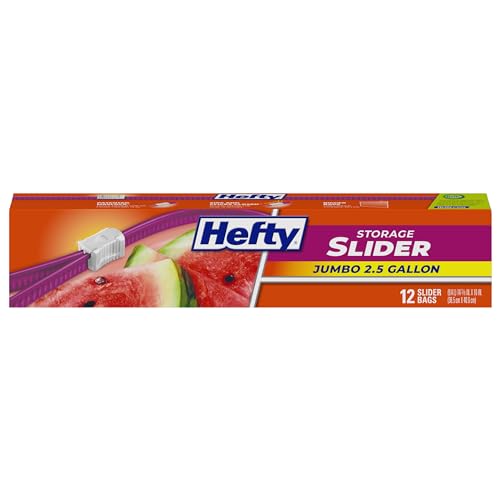 Hefty Slider Jumbo Storage Bags