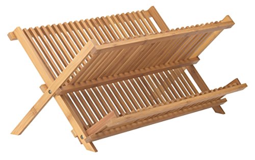 Helen's Bamboo Foldable Dish Drying Rack