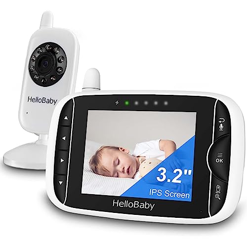 HelloBaby Video Baby Monitor - 3.2 Inch Display, No WiFi