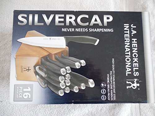 Henckels Silvercap 16pc Knife Block Set