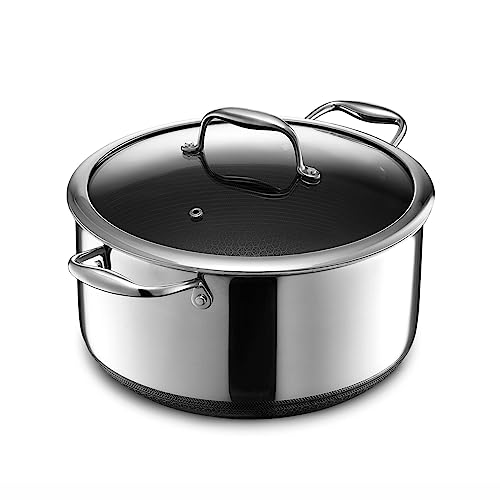 HexClad 8 Quart Hybrid Nonstick Stockpot and Lid