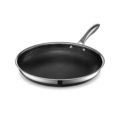 HexClad Hybrid Nonstick Frying Pan - Versatile and Durable Cookware