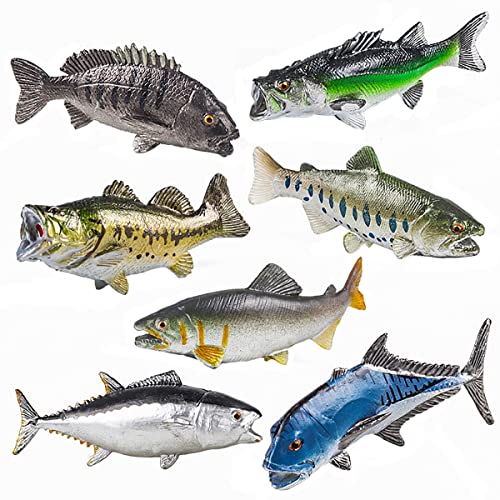 Hiawbon Miniature Fish Figurines