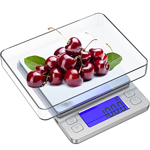 High Precision Kitchen Food Scale with 2 Trays