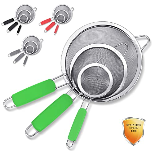 High-Quality Stainless Steel Double Mesh Strainer Set