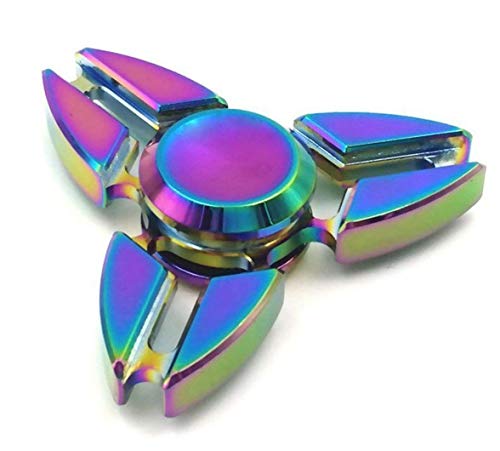 High-Speed Metal Rainbow Fidget Spinner - Stress Reducer Toy