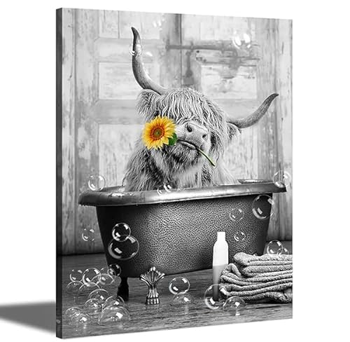 Highland Cow Wall Art