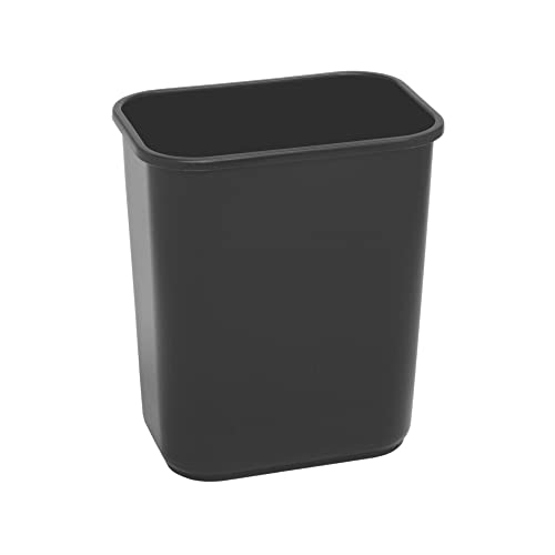 Highmark 7 Gallon Black Wastebasket