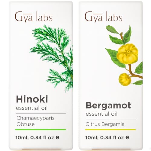 Hinoki & Bergamot Essential Oil Set