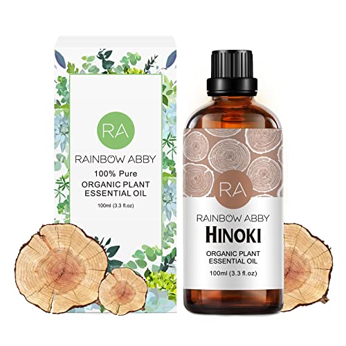 Hinoki Essential Oil - 100% Pure Aromatherapy Oil for Diffuser, Massage, Skin Care
