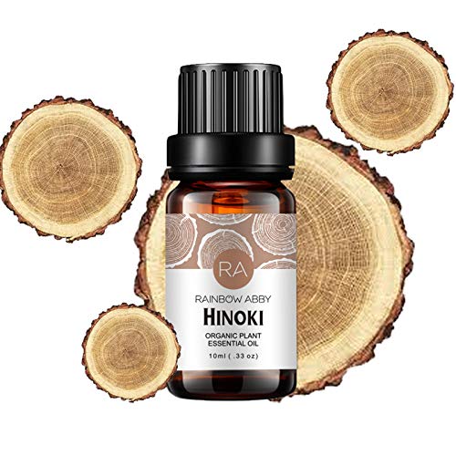 Hinoki Essential Oil - 100% Pure Organic Plant Natural Oil for Aromatherapy, Skin and Hair Care