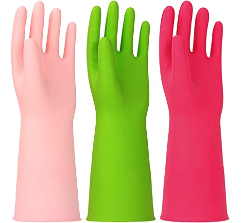HINSOCHA Rubber Cleaning Gloves