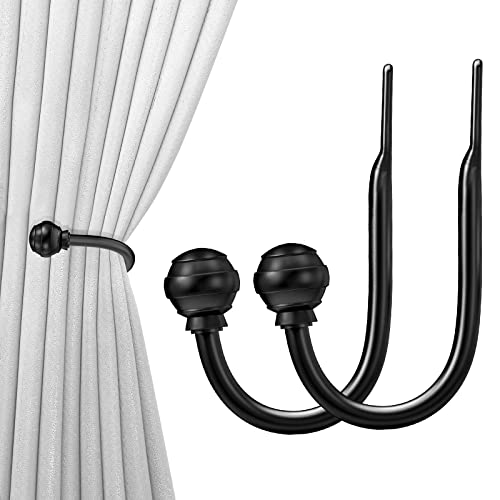 Hion Curtain Holdbacks - Elegant Curtain Hooks for Drapes