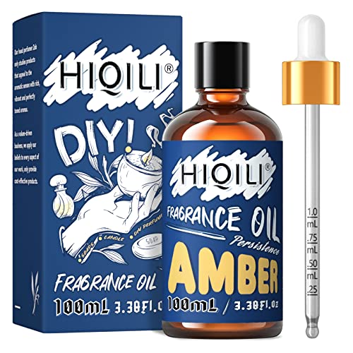 HIQILI Amber Essential Oil - Premium Fragrance Oil