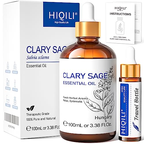 HIQILI Clary Sage Oil Essential Oil - A Versatile Wellness Solution