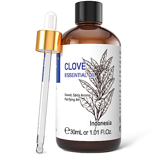 HIQILI Clove Oil - Pure Undiluted Clove Essential Oil