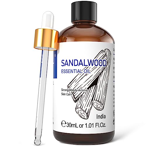EVOKE OCCU Sandalwood Essential Oils 4 Oz, Pure Sandalwood Oil for Diffuser  Meditation Candle Soap Making- 4 FL Oz